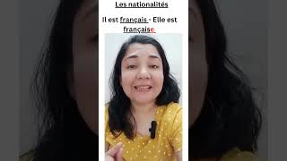 Les nationalités  Nationalities in French  Part 1 [upl. by Eudora]