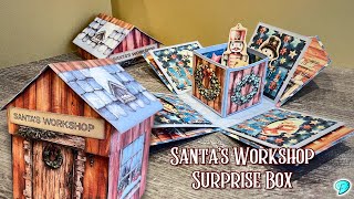 Crafting a Santas Workshop Surprise Box ready for Christmas [upl. by Chapin]