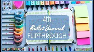 4th Bullet Journal Flipthrough  The Boosted Journal [upl. by Noicnecsa]