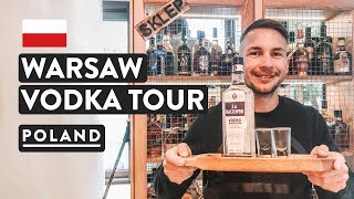 POLISH VODKA CHALLENGE  Vodka Tour Warsaw EatPolska  Poland Travel Vlog [upl. by Eimak71]