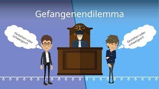 Spieltheorie  Das Gefangenendilemma mit Beispiel erklärt [upl. by Nnyluqcaj670]