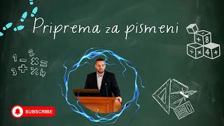 Priprema za I pismeni zadatak 8 razred [upl. by Hellman]