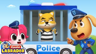 🔍Sheriff Labrador  Policía vs Ladrones en Fuga 🚨  Videos para Niños  BabyBus en Español [upl. by Benny787]