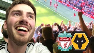 WOLVES FANS TROLL LIVERPOOL THE MOMENT MAN CITY WON THE LEAGUE Liverpool Vs Wolves Match Day Vlog [upl. by Tiat82]