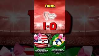 FINAL  COPA ORO FEMENINA de la CONCACAF 2024 countryballs [upl. by Rox]