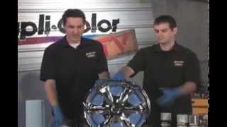 Dupli Color Shadow Chrome Black Out Coating Video [upl. by Yemrots]