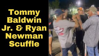 Ryan Newman and Tommy Baldwin Jr Involved In PostRace Altercation [upl. by Enneite]