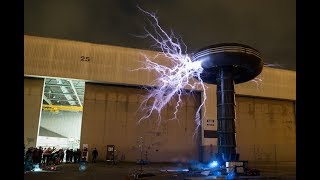 Worlds Largest Tesla Coil – Full Power Demo [upl. by Kempe]