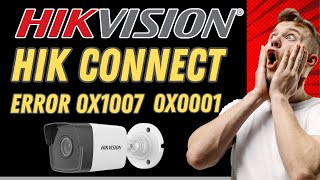 Hikvision Offline 0x1007 error WATCH ME FIXING IT [upl. by Vladamar599]