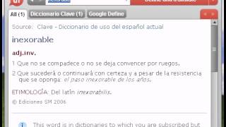 Definición de inexorable [upl. by Rhee]