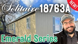 Solitaire Homes Emerald 18763A Full Tour  18 Single Wide Manufactured Home [upl. by Evin641]