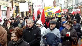 Tarnów Marsz w obronie wolności mediów i telewizji TRWAM [upl. by Katy909]