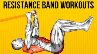 11 Resistance Band Workouts to Strengthen Your Body  Men And Women   stay fit [upl. by Sissy]