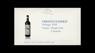 Global Tasting 2020 il Chianti Classico 2018 [upl. by Veradis]