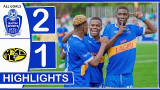 Highlights amp Goals  Rayon Sports 21 Mukura vs [upl. by Eimarrej]