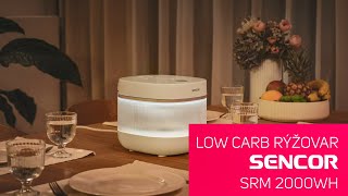 Unboxing Low Carb rýžovaru Sencor SRM 2000WH [upl. by Bernadene]