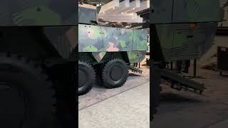 Patria AMV XP 8x8 showcased at the Eurosatory 2024 [upl. by Aivilys]