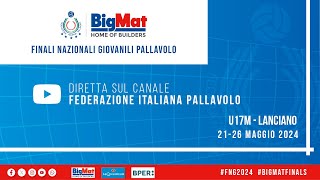 🔴BIGMAT FINALI NAZIONALI GIOVANILI U17M n°gara 468  VOLLEY PARELLA TORINO vs VOLLEY TREVISO [upl. by Airret]