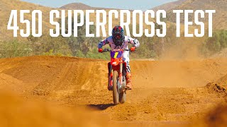 2025 Supercross 450 Test with Jo Shimoda [upl. by Mur]