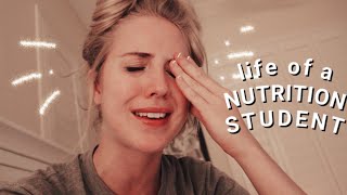 DAY IN THE LIFE of a NUTRITION STUDENT  vlog [upl. by Krischer]