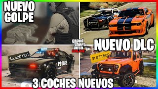 NUEVO DLC de GOLPE TODO lo NUEVO 3 COCHES NUEVOS REGALOS ROPA MISIONES amp MÁS  GTA Online [upl. by Brenan16]