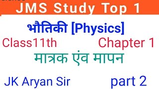 Class11th physics chapter 2 matrak evam Mapan  मात्रक एवं मापन class 11th  SI matrak 11th  part 2 [upl. by Brandi]