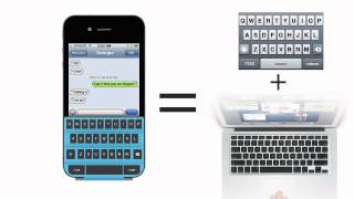 Worlds thinnest Physical Keyboard for iPhone  SmartKeyboard [upl. by Oinotla]