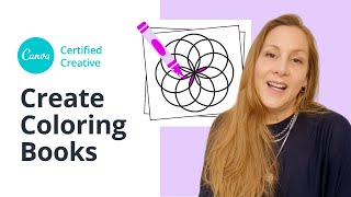 How to Create COLORING BOOKS with Canva [upl. by Saeger]