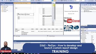 How to develop and launch the custom design SSRS in Dynamics 365 Finance and Operations [upl. by Base]