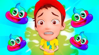 💩Poo Poo Song  Colorful Poo💩  Best Kids Songs and Nursery Rhymes [upl. by Isolde]