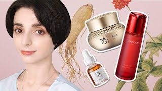 Korean Skin Care Products for Anti Aging The Secrets of Korean Ginseng  안티에이징 스킨케어 루틴 [upl. by Bartholomeus]