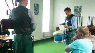 Stuart Liddell  All Ireland Drumming Solos 2009 [upl. by Ecnerol]