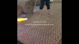 COIR MAT 35cm THICKNESS FOR PAVING ROAD [upl. by Surbeck915]