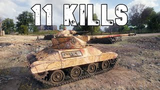 World of Tanks T71 DA  11 Kills [upl. by Acim730]