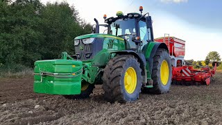 ⭐🇵🇱 Siewy Na GPS Ponad 1000ha 2022  W Akcji john deere 6195M amp Pottinger Terrasem C4 I 8R [upl. by Rodriguez340]