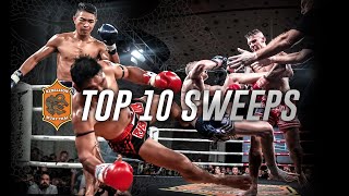 Rebellion Muaythai  Top 10 Sweeps [upl. by Eener735]