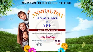 MAHANAIM CHURCH OF GOD Telford Sunday School YPE  Annual DayPadum Njan Yeshuvinay [upl. by Rip512]