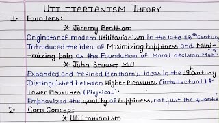 Utilitarianism Theory  Hedonistic Calculus Bentham amp Mill  Jurisprudence  lawtitansalok [upl. by Robbyn983]