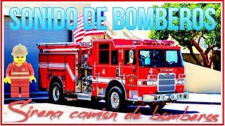 Sonido Sirena de Bomberos  Alarma de BOMBEROS SONIDO [upl. by Bambi]