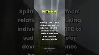 Splitting in Borderline Personality Disorder Why BPD Causes Extreme Thinking [upl. by Alphard]