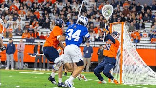 Syracuse vs Duke Lacrosse Highlights  2024 College Lacrosse [upl. by Josler]