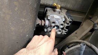 Semi trailer Air Brake Valve troubleshooting and replacement [upl. by Misti]