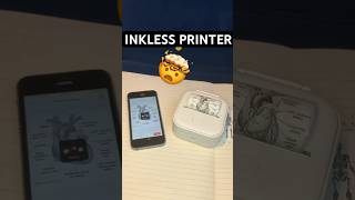 Inkless Printer🤯 student notes diy sticker study [upl. by Teleya]