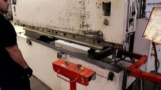 Wysong THS140120 140 Ton x 10 Press Brake w Automec Autogauge Back Gauge [upl. by Rekoob]