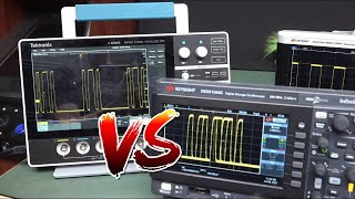 EEVblog 1478  Waveform Update Rate Shootout  Tek 2 Series vs Others [upl. by Nhor474]