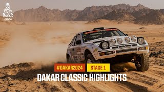 Dakar Classic Highlights  Stage 1  dakar2024 [upl. by Ybrik756]