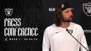 Gardner Minshew and Christian Wilkins Presser  9424  Raiders  NFL [upl. by Tabib]