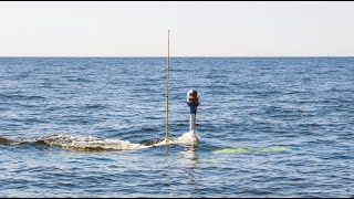 Research Submarine quotEuronautquot  at the Periscope Depth [upl. by Hartzell]