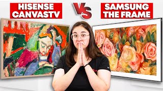 A New King of Art TVs Hisense CanvasTV vs Samsung The Frame 2024 [upl. by Philipps]