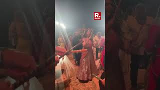 WATCH Mukesh And Nita Ambani Play Dandiya At PreWedding Bash Of Son Anant Ambani [upl. by Ifen727]